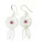 DREAMCATCHER RED EARRING