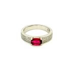 OVAL CUBIC RING