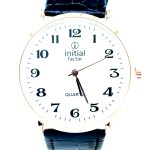 INITIAL WATCH PU LEATHER BLACK