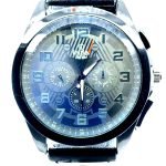 INITIAL WATCH GENTS PU LEATER ANALOGUE