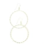 LARGE TWISTED HOOPS
