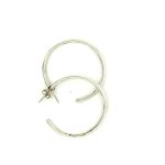 SILVER HOOPS