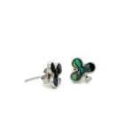 LX FLOWER PAUA SHELL STUD