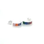 LX C-SHAPE MULTICOLOUR HOOPS