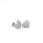 LX CRUSHED HEART 2 CZ STUD