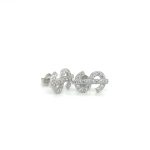 LX DOLLAR SIGN CZ STUD