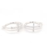 SE21347 CZ CROSS HOOP