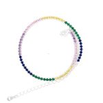 SB21240 MULTI COLOUR TENNIS BRACELET