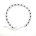 SB21313 COLOUR CZ TENNIS BRACELET