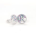 MULTICOLOUR TREE OF LIFE STUDS