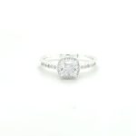 LX SQUARE HALO 13 RING