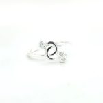 LX DOUBLE HEART RING