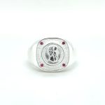 SR21218 ROUND 4STONE PESSO RING