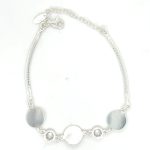 STR 304 DISC CHARM BRACELET