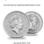 2021 1 OZ SILVER BRITISH BRITANNIA COIN