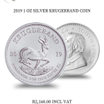 2019 1 OZ SILVER KRUGERRAND COIN