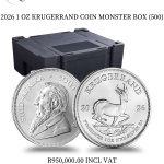 2026 1 OZ SILVER KRUGERRAND MONSTER BOX