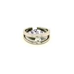 18ct White Gold & Single Diamond