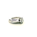18ct Protea Style Diamond Ring