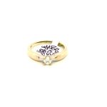 9ct Solitaire Diamond Ring