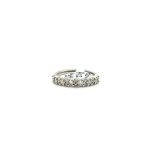10CT WHITE GOLD DIAMOND BAND