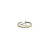 18CT WHITE GOLD DIAMOND CHANNEL BAND