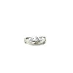 9CT WHITE GOLD DIAMOND BARK BAND