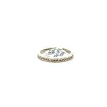 STERLING SILVER DIAMOND BAND