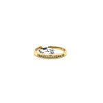 9CT YELLOW GOLD CHANNEL DIAMOND BAND 2