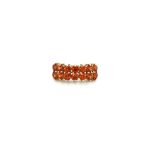9CT YELLOW GOLD DARK CITRINE FANCY RING